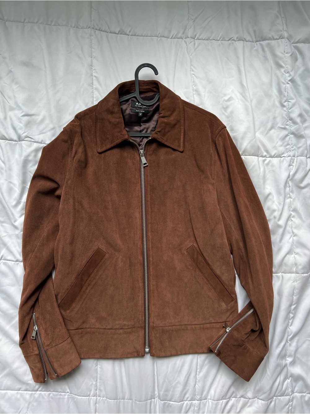 A.P.C. Brown Suede Jacket